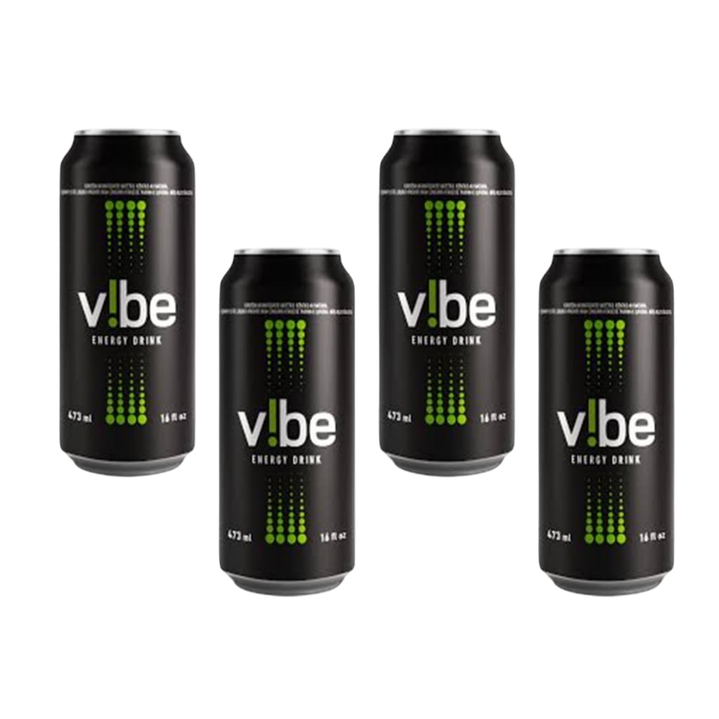 Energético Vibe Energy Drink 473ml - Kit C/ 4 Unds