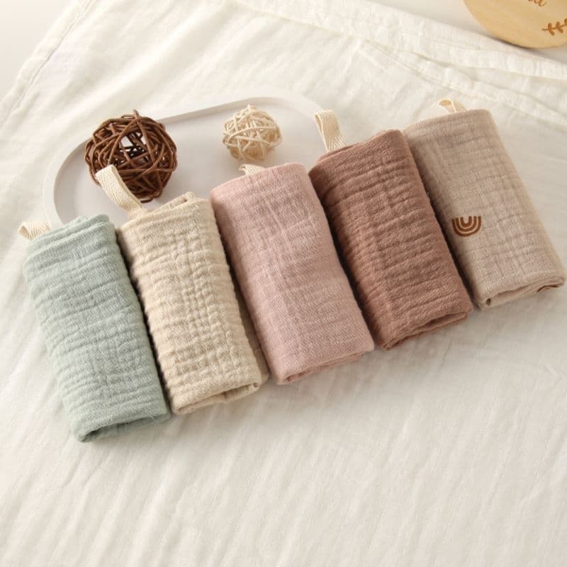 Paninho de boca fralda para bebê recém-nascido 100% algodão Musselina, estampa toalha para bebê cueiro estampa várias