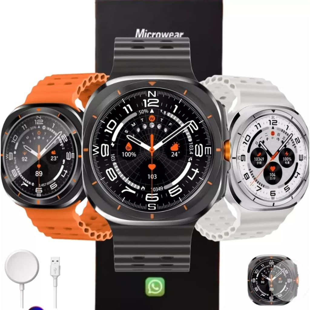 Relógio Smartwatch Ma27 Amoled MICROWEAR Chatgt Lançamento