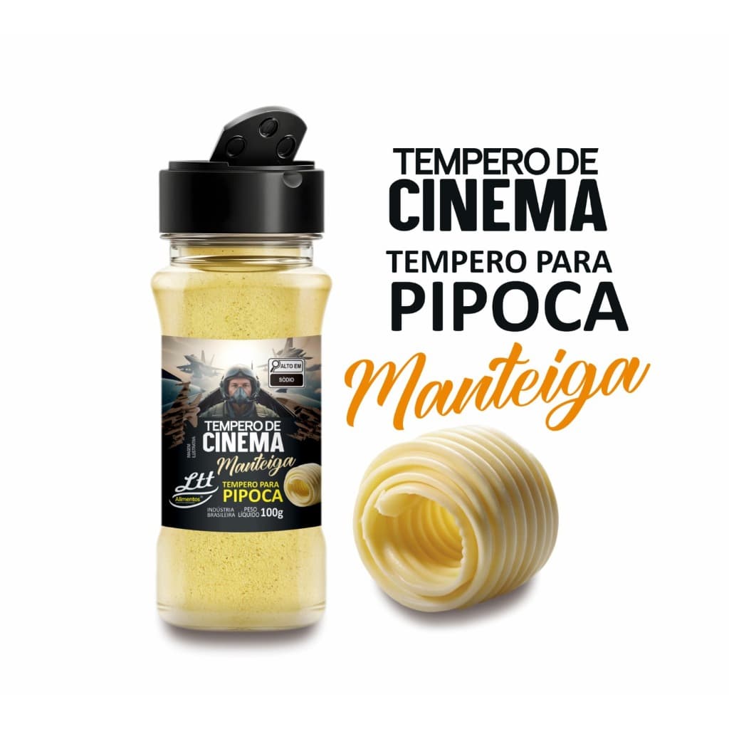 TEMPERO PARA PIPOCA MANTEGA POTE 100G