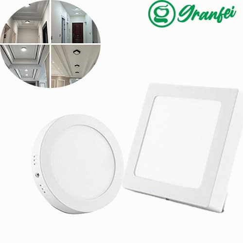 Luminária Painel Led 12w 18w 25w Branco Frio Quente Neutro Quadrado Redondo Sobrepor Embutir VENTO