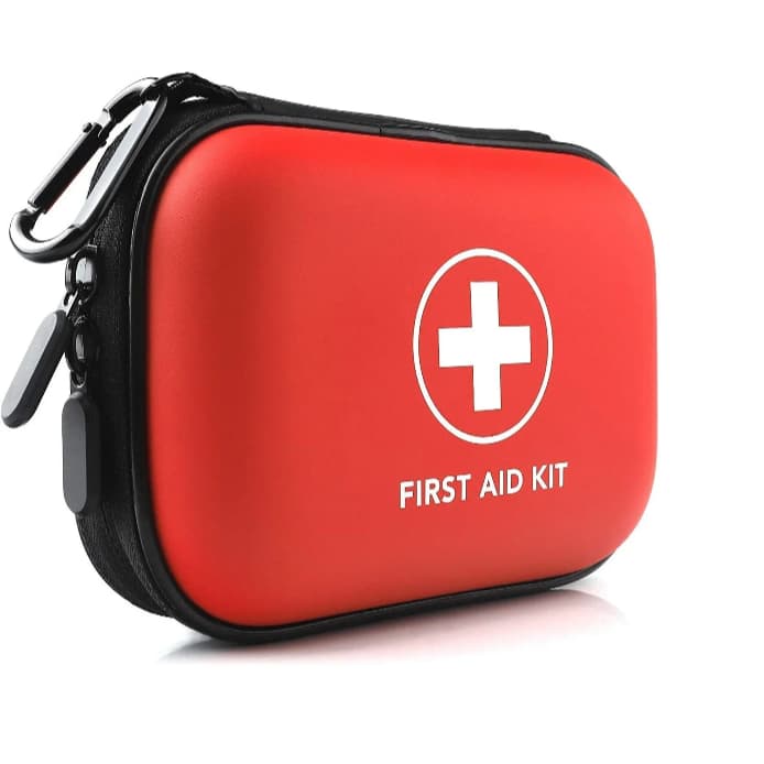 Caixa  primeiros socorros portátil, kit de emergência para viagem camping de sobrevivência.