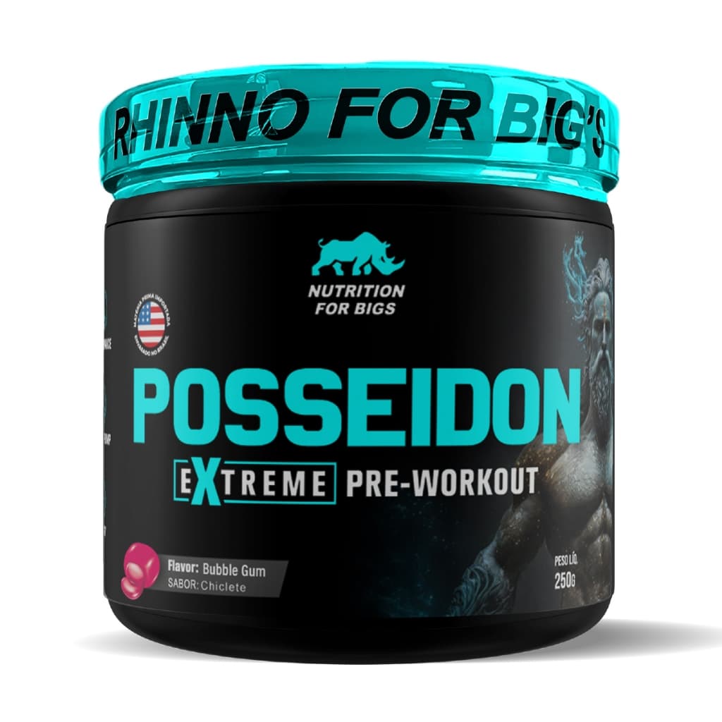 Suplemento em Pó Pré Treino Posseidon 250g Nutrition For Bigs