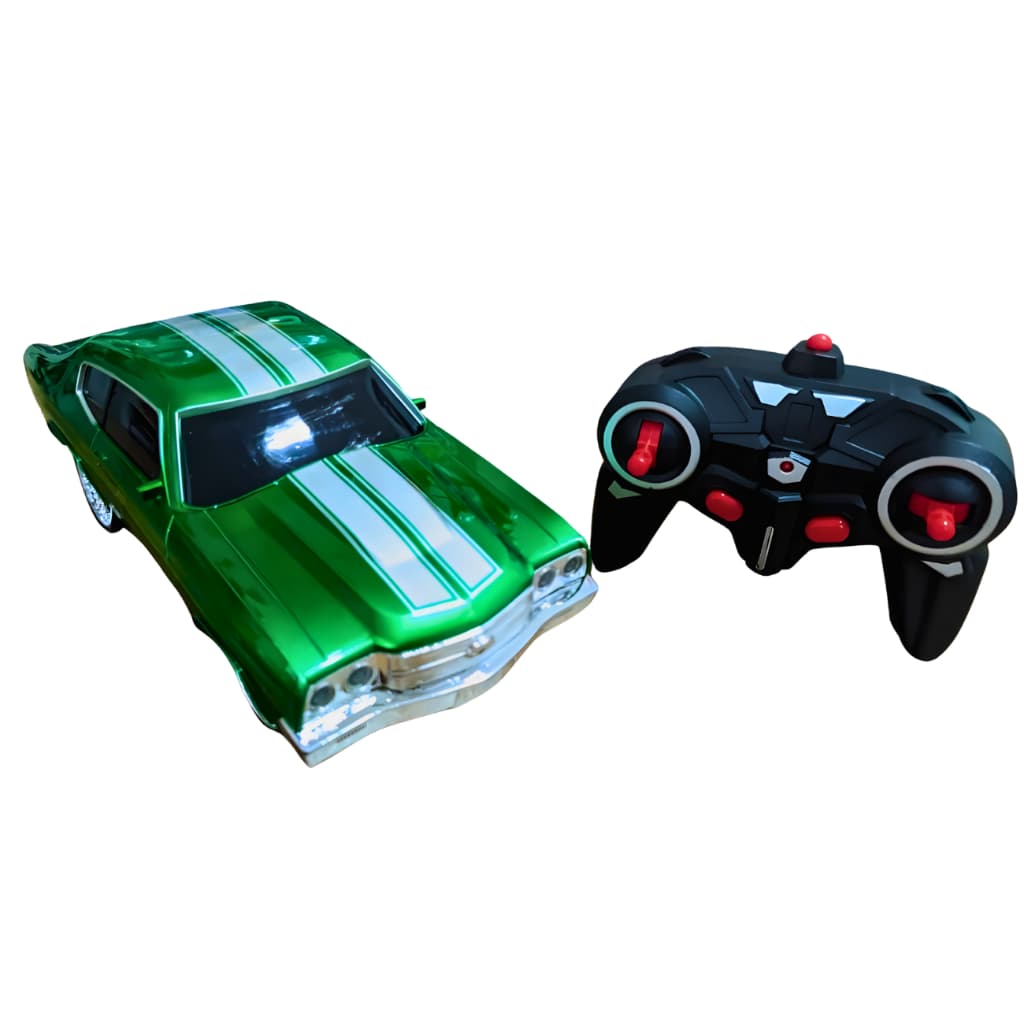 Carrinho Controle Remoto Recarregável Drift Empina Com Som Luzes Carro Tunado Radical
