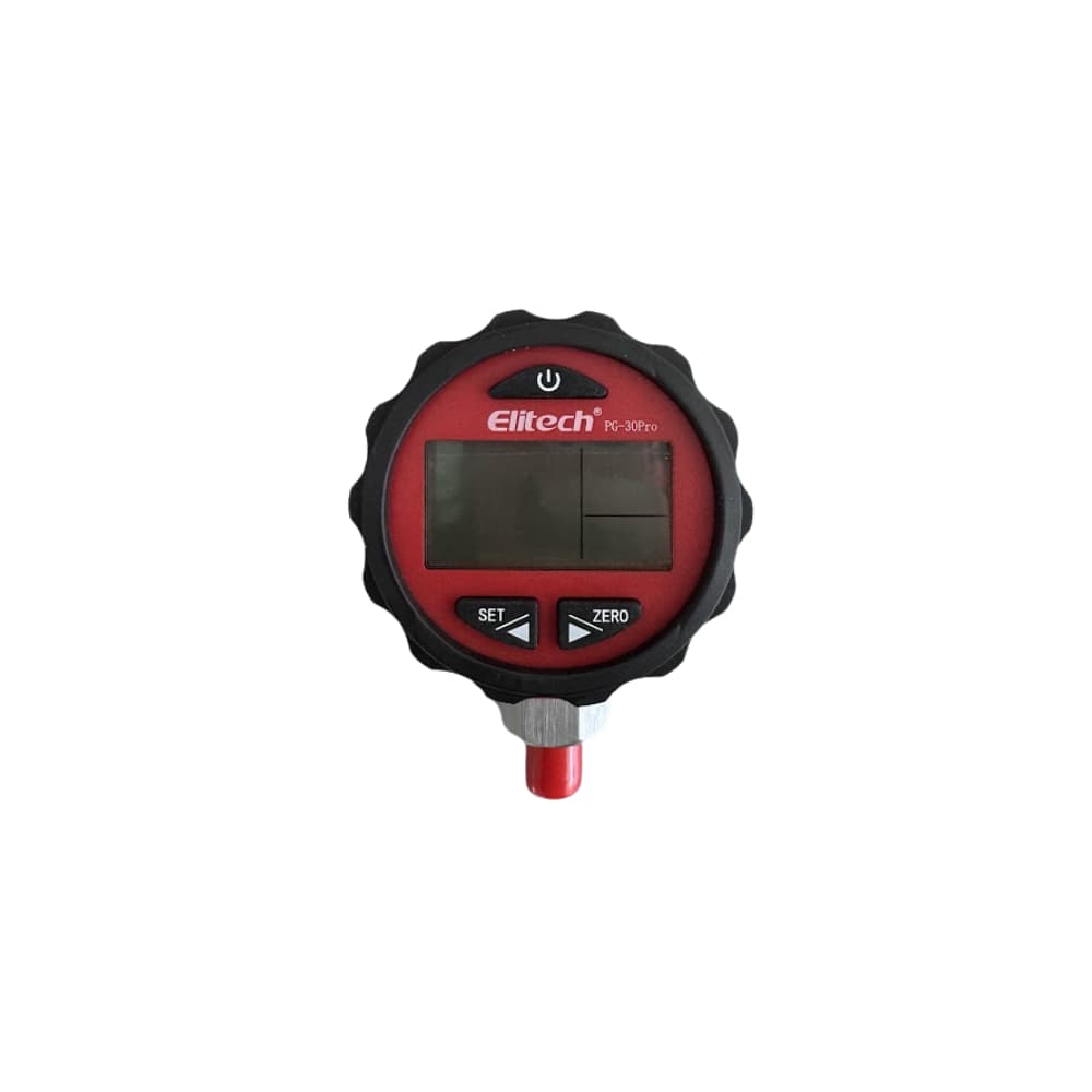 Manômetro Digital de Alta 800 PSI 87 Gases Refrigerantes Compatíveis PG-30 PRO Red Elitech