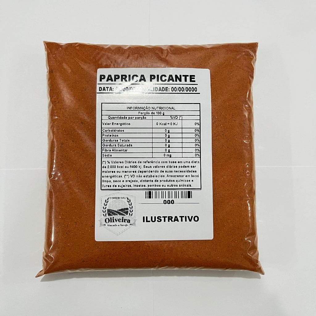 Tempero Condimento Páprica Picante 5kg