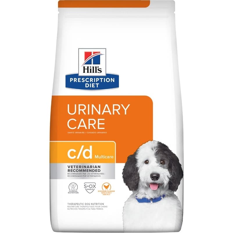 RAÇÃO HILLS C/D MULTICARE CUIDADO URINÁRIO CÃES ADULTOS 3.85KG