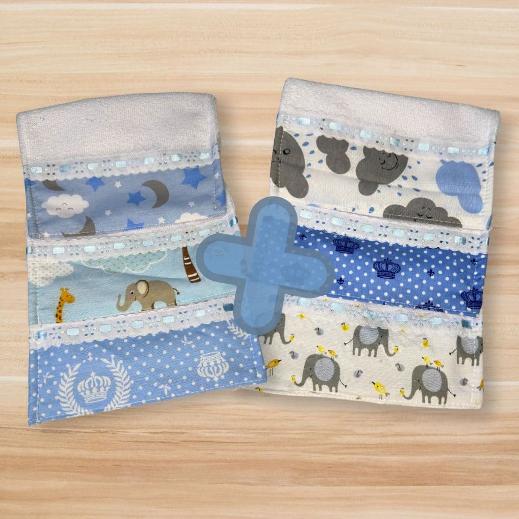 Kit 6 Toalhinhas de Ombro para Bebê – Algodão, Absorvente, Recém-Nascido