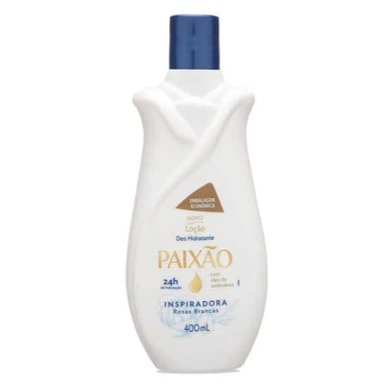 Loção Corporal Deo Hidratante Paixão Inspiradora Rosas Brancas 400ml