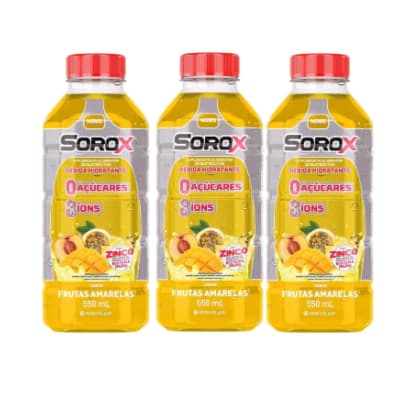 KIT 03 Sorox Frutas Amarelas 550ml cada