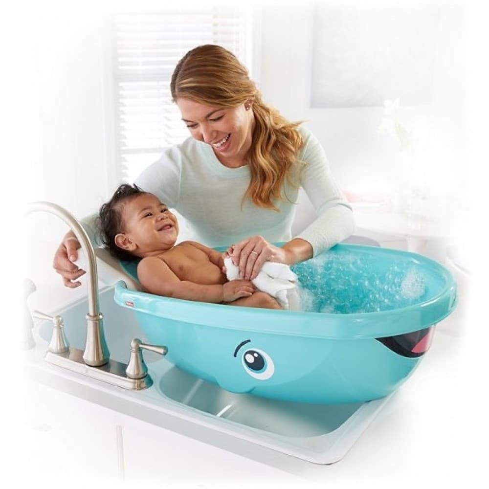 Banheira Banho Bebê Baleia Fisherprice Hora Do Banho Bebês