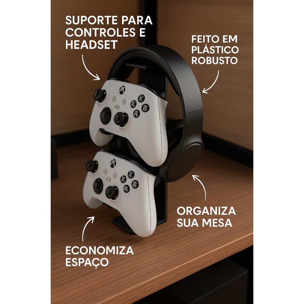 Melhor Suporte De Controle Design Moderno Para Vídeogame PS4 PS5 Xbox PC