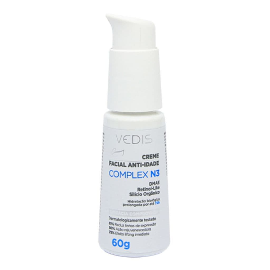 Creme Anti-idade Facial Complex N3 Retinol Like Vedis