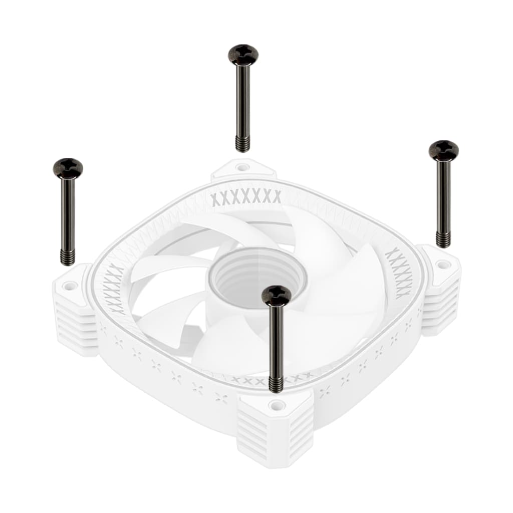 KIT PARAFUSOS COOLER FAN LONGO 32MM FIXAÇÃO CHASSI DO GABINETE 4 - 8 - 12 UNIDADES PUSH AND PULL