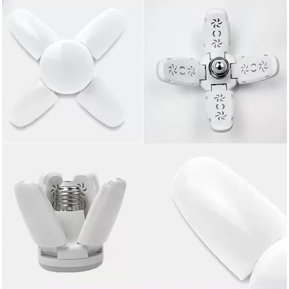Luminária De Teto  LED Dobrável Lâmpada De Pétalas 6000K 28w Para Quarto / Sala  / E27 Mini Luz