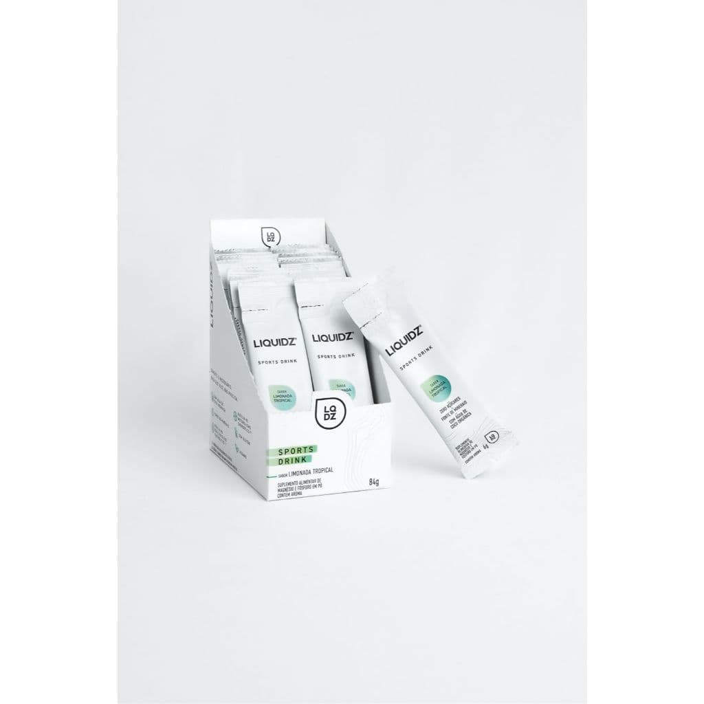 LIQUIDZ kit 4 saches Isotônico Eletrólito sports Drink Morango, Limonada, Melancia, Tangerina, Jabuticaba