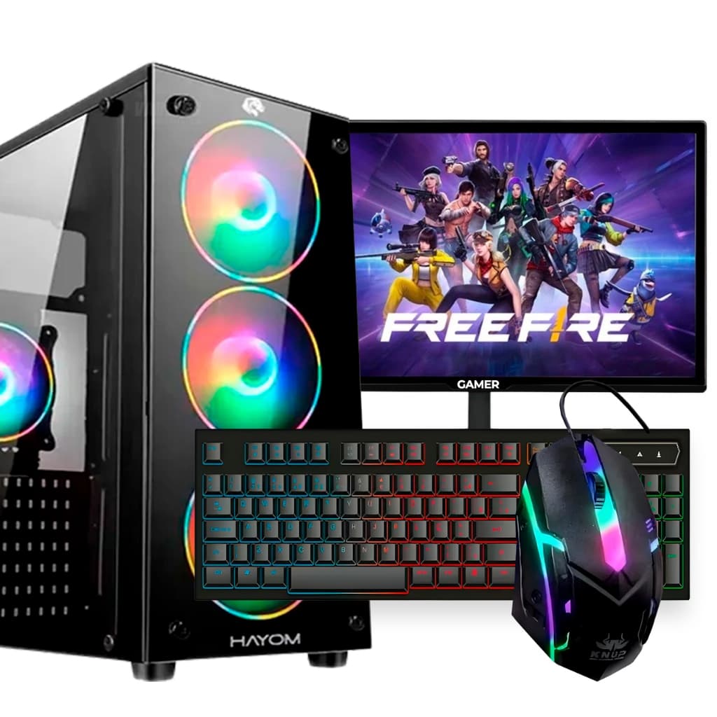 PC Gamer Completo, AMD RYZEN 3, 16GB DDR4, SSD 480GB, Fonte 500W Professional