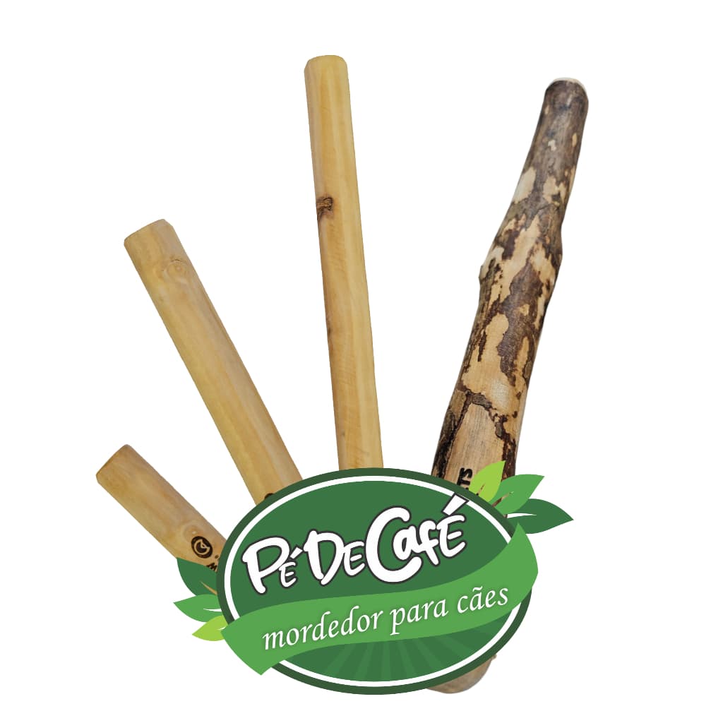 Mordedor Natural Pé de Café – Madeira de Café para Cães | Produto Sustentável e Seguro