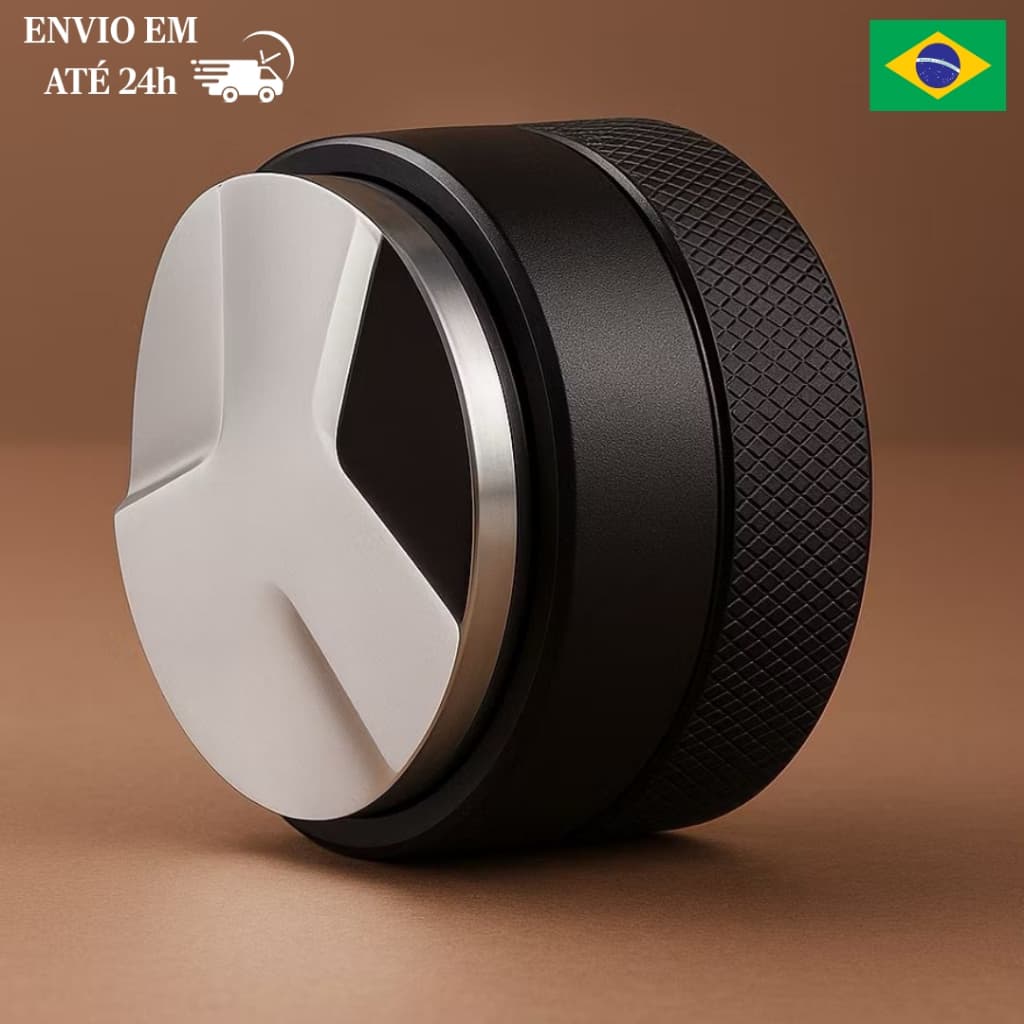 Distribuidor Pó de café Nivelador Expresso Pro Distribuição Tamper Giratório Ajustável