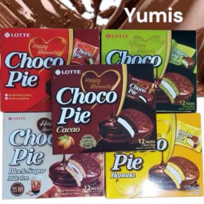 Alfajor de Chocolate Choco Pie Chocopie Oriental Lotte Importado