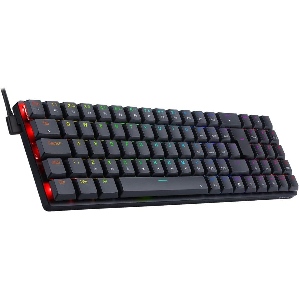 Teclado Mecânico Gamer Ashe ou ZED PRO  RGB Preto (Recondicionado)