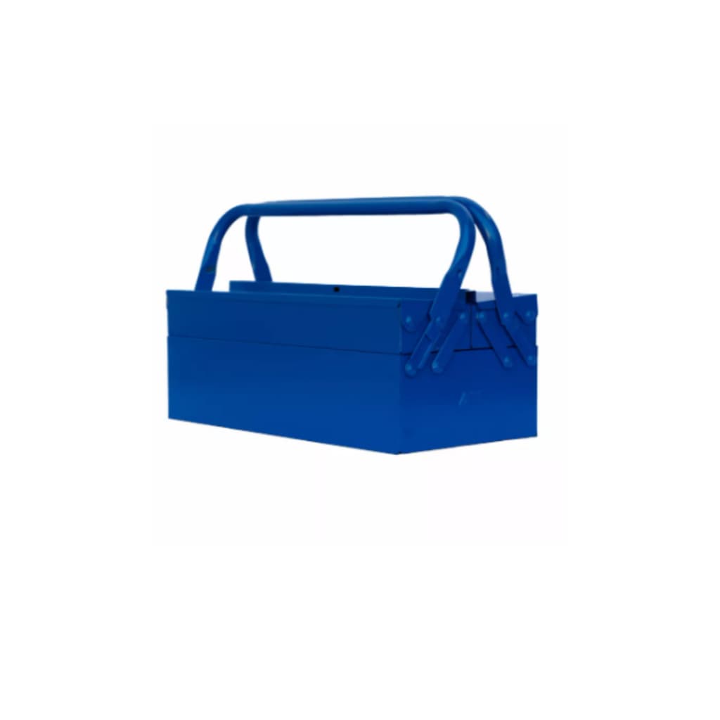 Caixa De Ferramentas Metálica Sanfonada Ferramentas 3 Gavetas Metal 40Cm