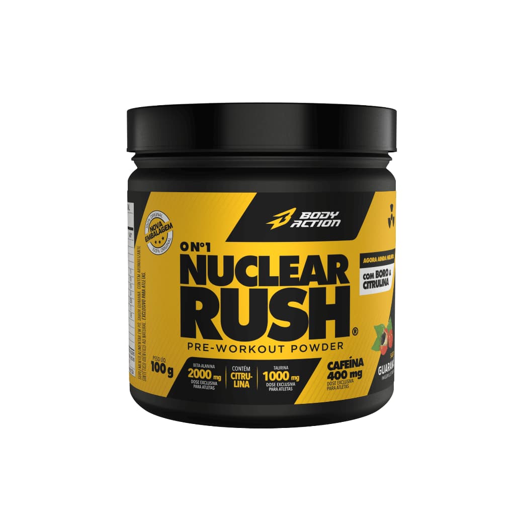 Pré Treino Nuclear Rush 100g - Bodyaction