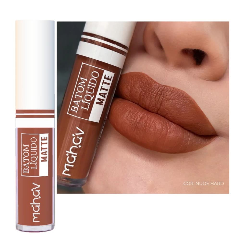 Batom Liquido Matte Nude Hard - Mahav