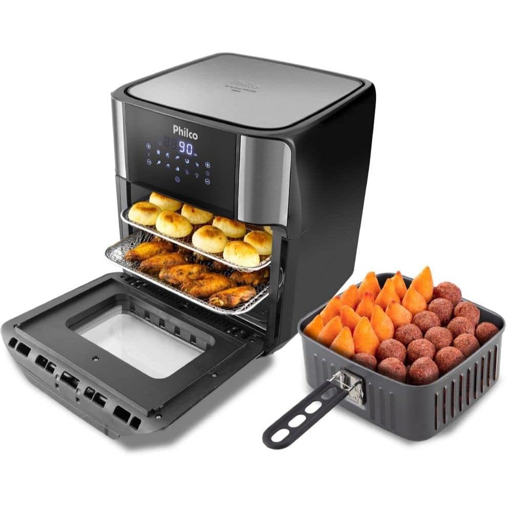 Fritadeira Elétrica Air Fryer Oven Forno Philco 12L  Digital PFR2200P