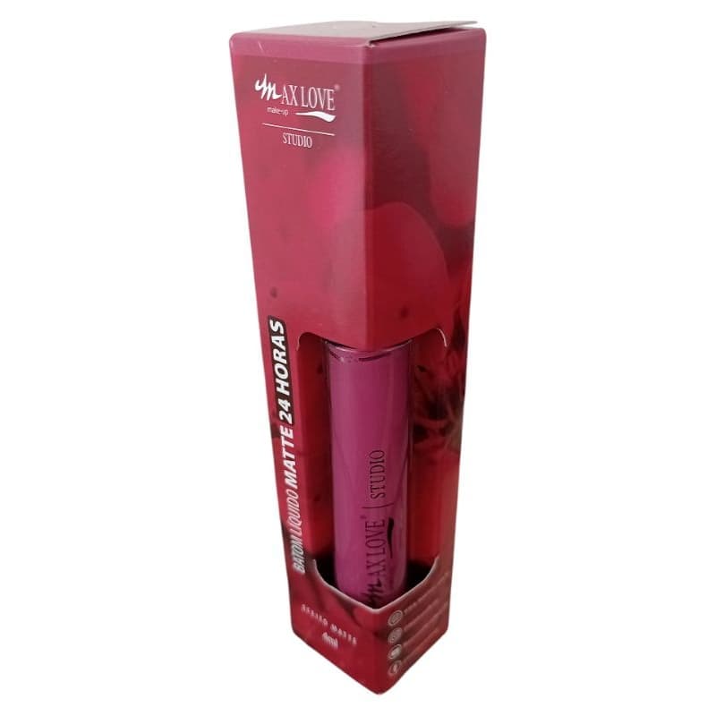 Batom Líquido Matte da Max Love. Cor 37 EFEITO MATTE
