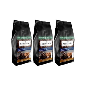 Café em Grãos Arábica Gourmet Aromatizado Chocolate Kit 3kg /TORRA MÉDIA | Café Moscato