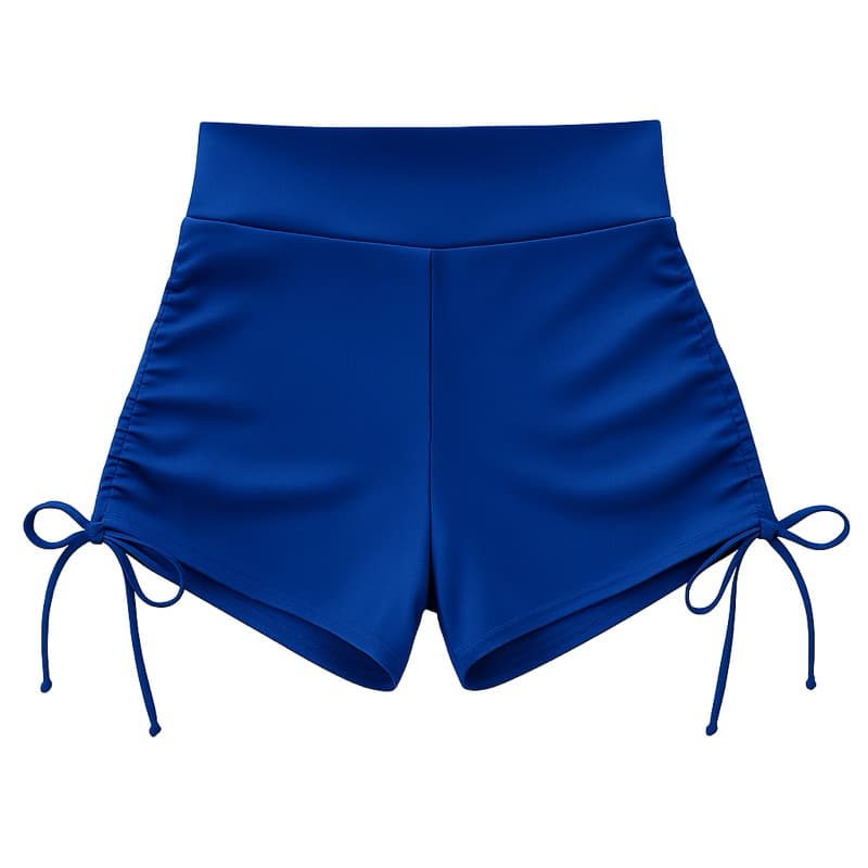 Short Curto Suplex Feminino Academia Laço Lateral Fitness Roupa Malhar Treinar