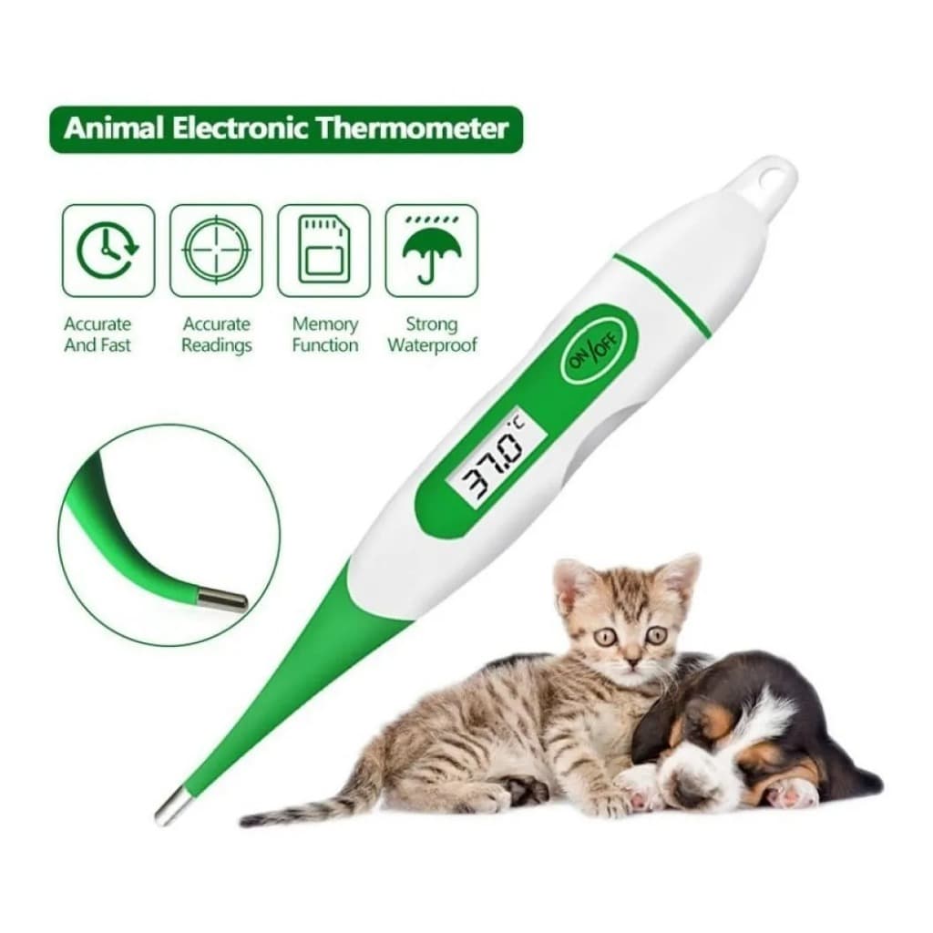 Termômetro Veterinário Digital Flexível Hs-24 Bic Original