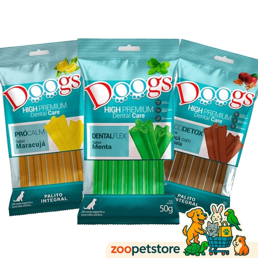 Petisco para Cachorro Palito Dental Dentalflex Sabores 50g
