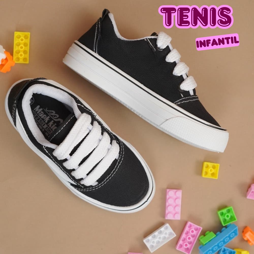 Tênis Infantil Casual Menino Menina Mark Shoes Estilo Esportivo Colégio Promoção