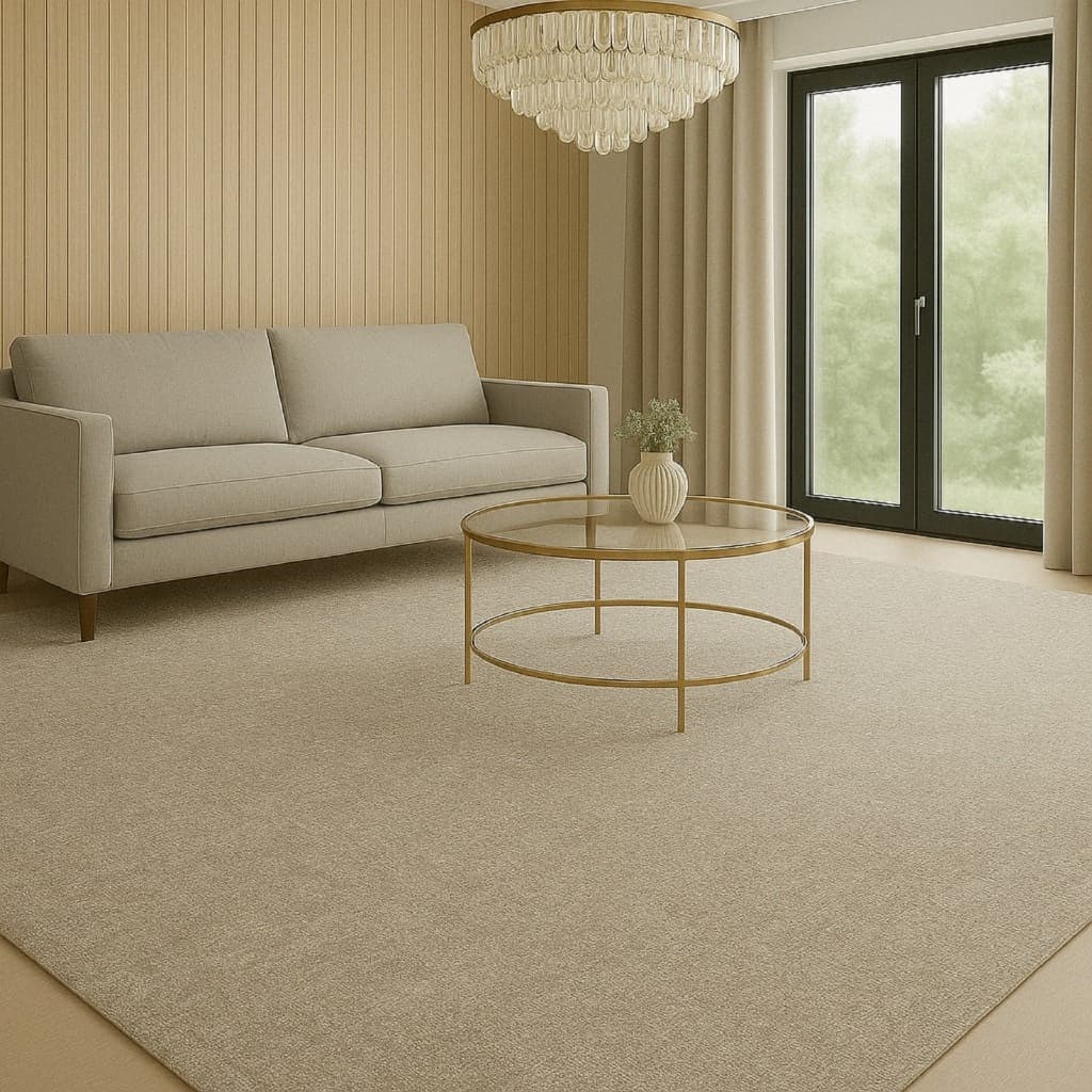 Tapete Off White Perfeito Para Quem Tem Bom Gosto 2,00m x 1,40m Antiderrapante Seguro Macio Fácil De Limpar Sala Quarto