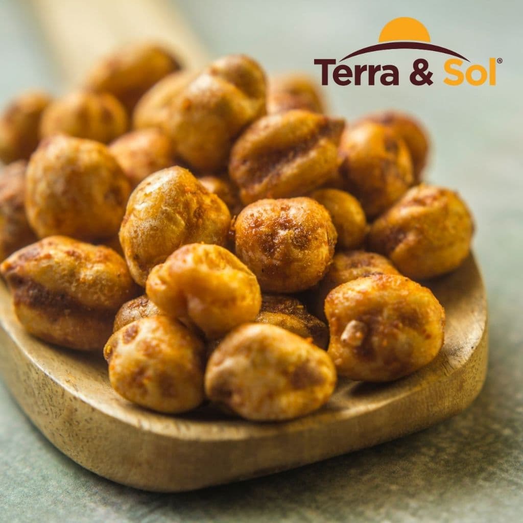 GRÃO DE BICO TORRADO crocante | salgado ou mostarda e mel | Snack Saudável Proteico