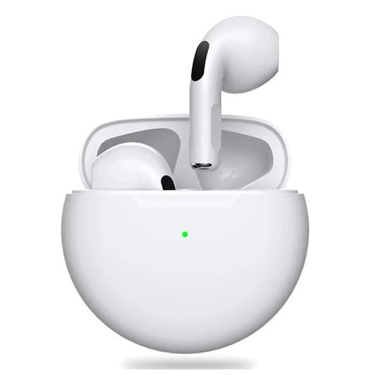 Pro 6 TWS Fone De Ouvido Bluetooth Sem Fio Com Controle De Toque Estéreo Microfone Embutido Earbuds