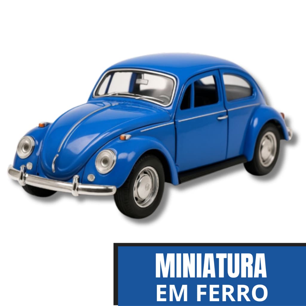 Novo Fusca Miniatura de Ferro Fusquinha Carrinho Coleção em Metal de Alta Qualidade lançamento