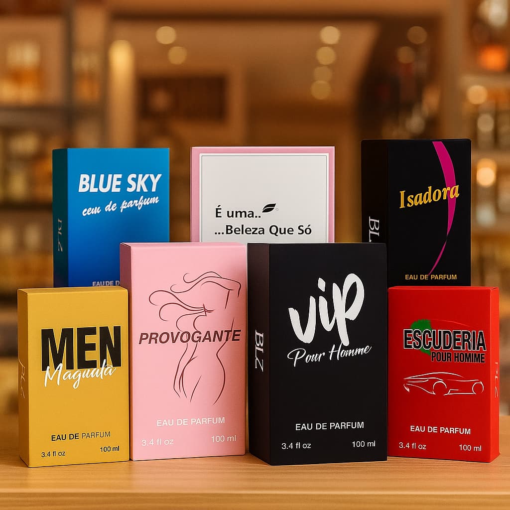 Perfumes Femininos e Masculinos 100ml Ref Importada - 10 Unidades