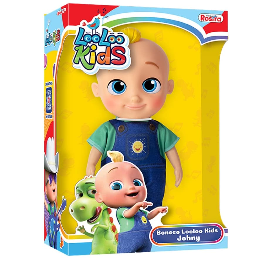 Boneco Johny Looloo Kids Articulado Original Rosita turma Zigaloo Zigalu Brinquedo Infantil