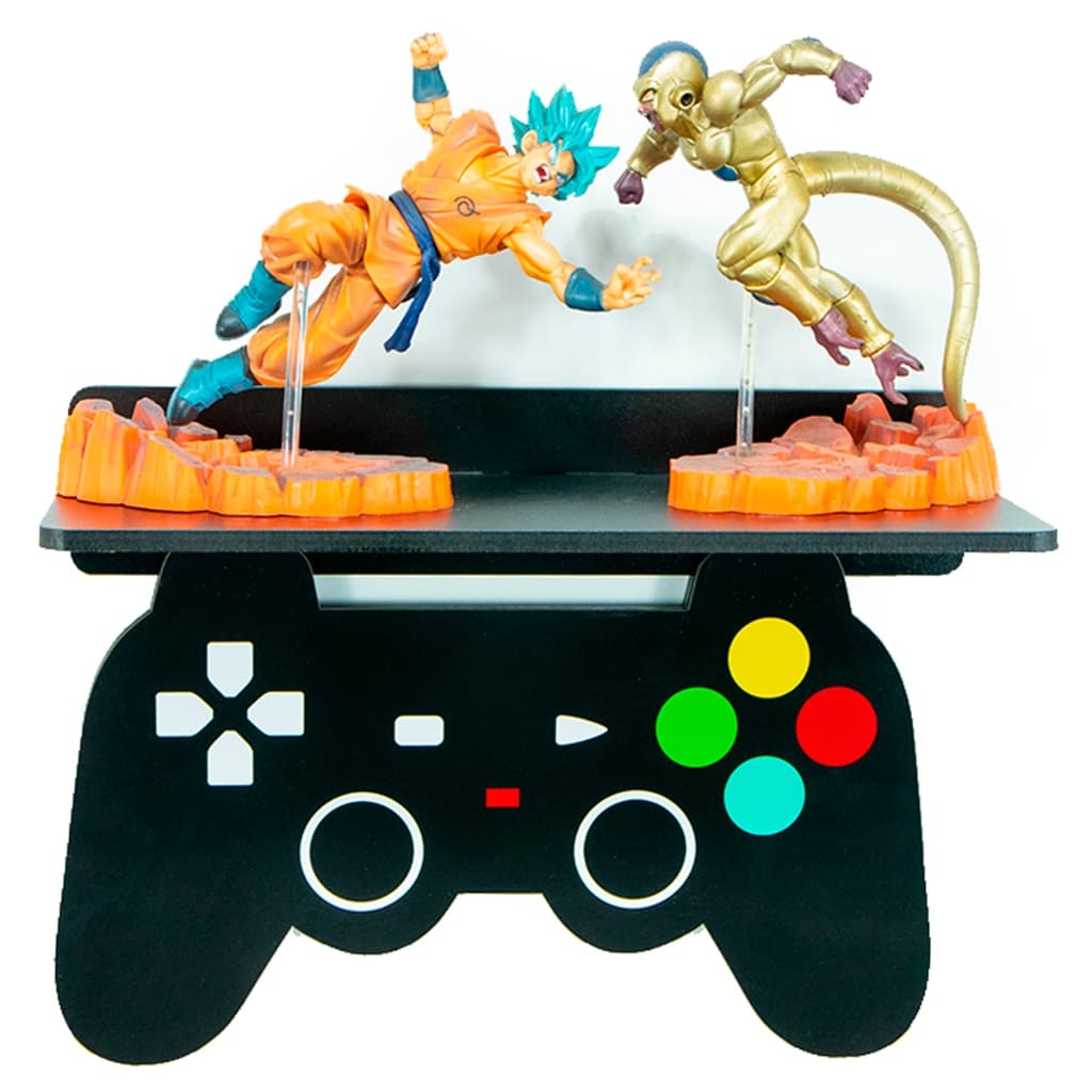 Prateleira Gamer Nicho Decorativo Controle de Videogame em MDF para Parede Setup Quarto Gamer