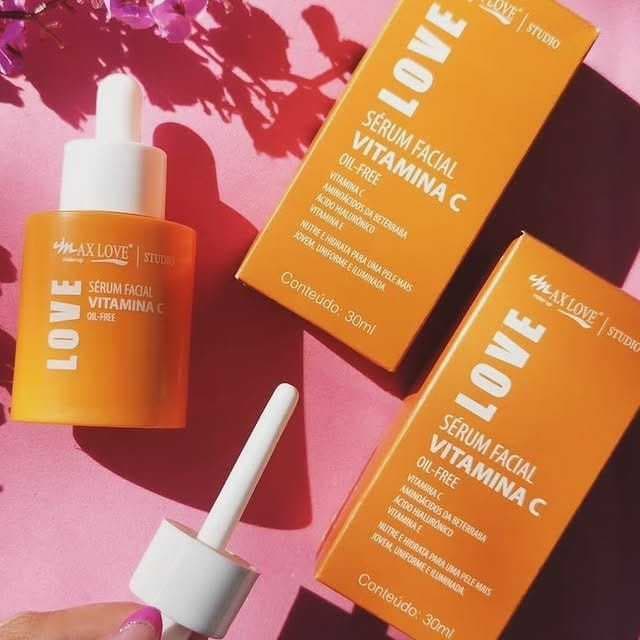 Sérum Facial Vitamina C Ação Clareador 30ml Nutre + Hidratante Oil-Free