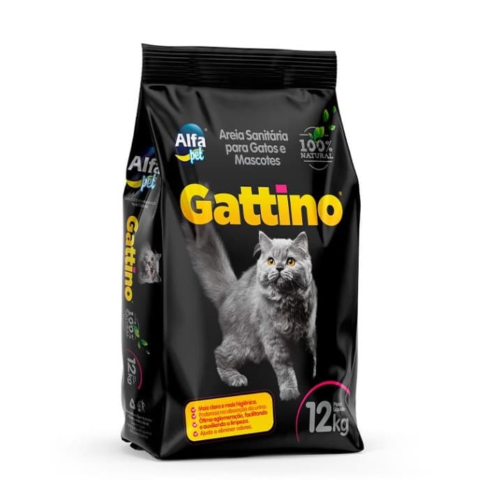Areia Sanitária Kets Gattino Especial - 12kg