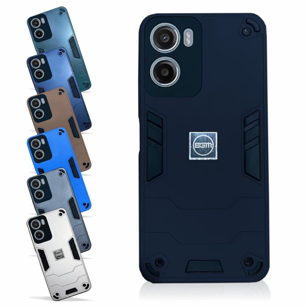 Capa Capinha Anti Shock Armadura + Película Para Motorola G05