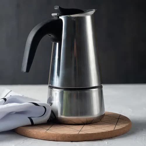 Máquina de Café Cafeteira Tipo Italiana Inox Expresso de Fogão Moka Encorpado Tradicional Promoção