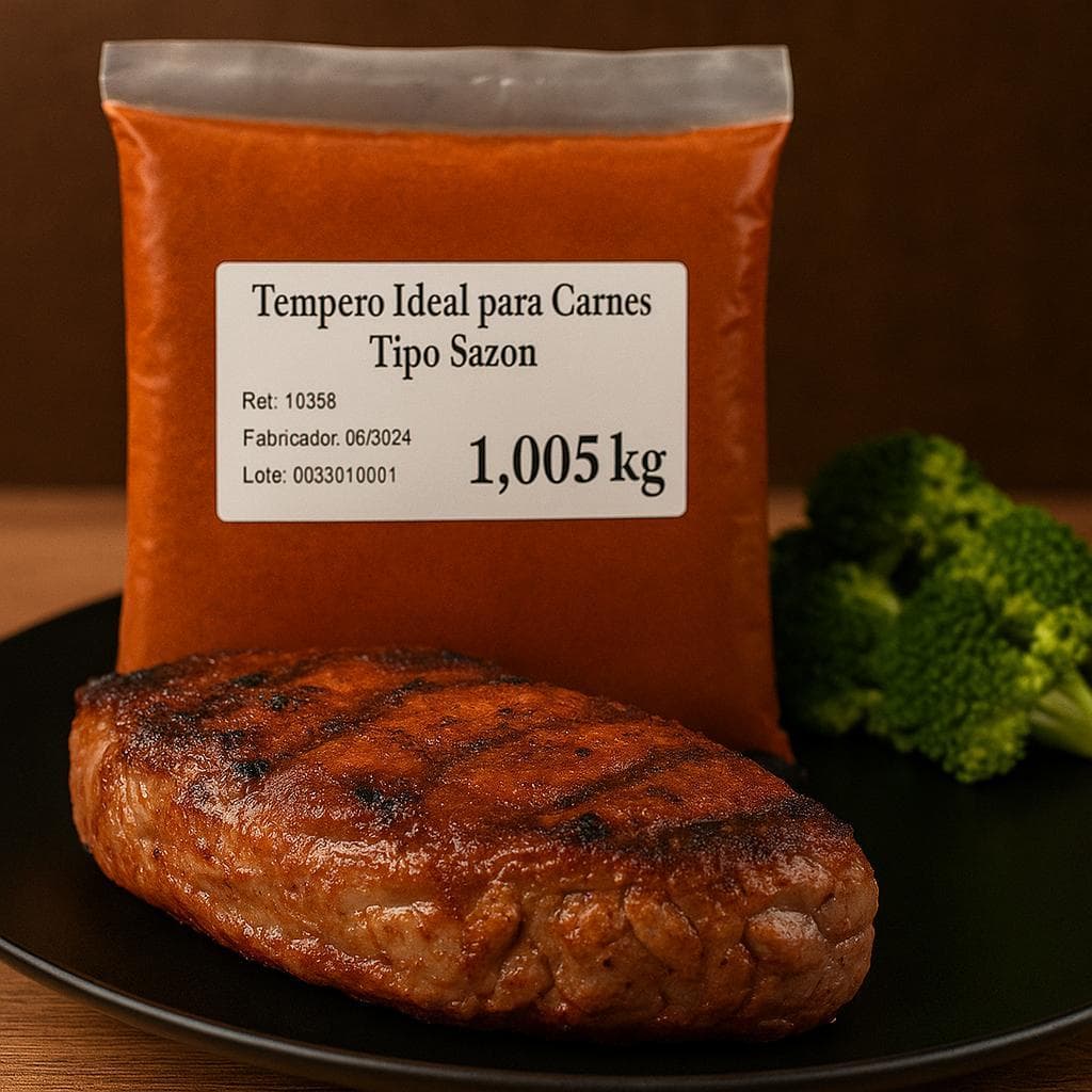 Tempero Para Carnes sazon pacote com 1Kg, Ideal para sua cozinha
