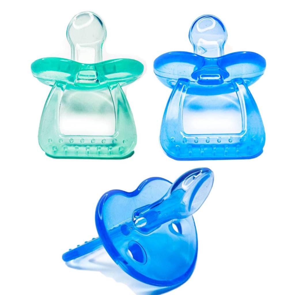 Chupeta 100% Silicone Bico Chato (Ortodôntico) Para Bebês Menino e Menina