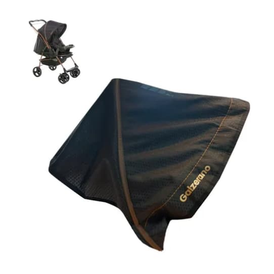 Capota de tecido SEM Armação Sol Carrinho De Bebê Milano Reversivel Galzerano Cobre Sombra Original