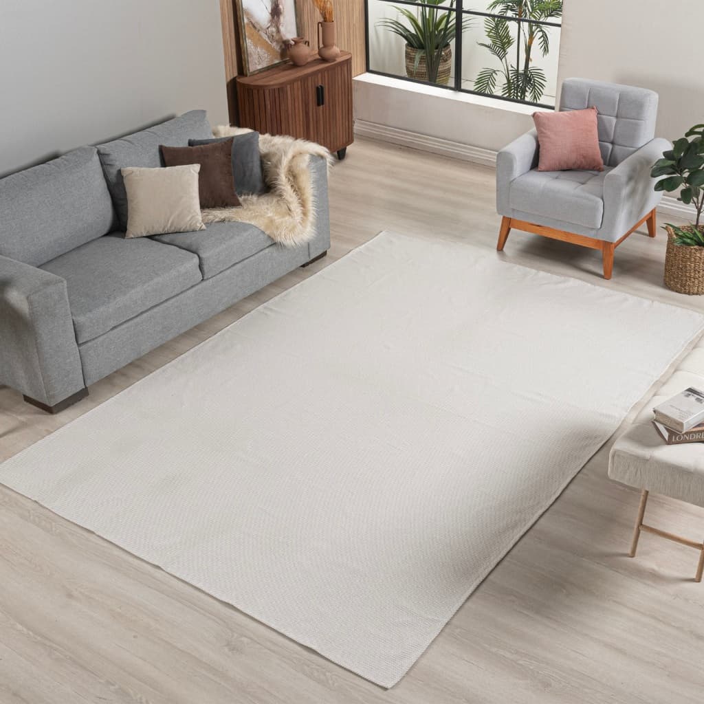 Tapete De Sala Grande 2,00 M X 2,50 M Tecido Jacquard Desing Moderno Com Antiderrapante Seguro